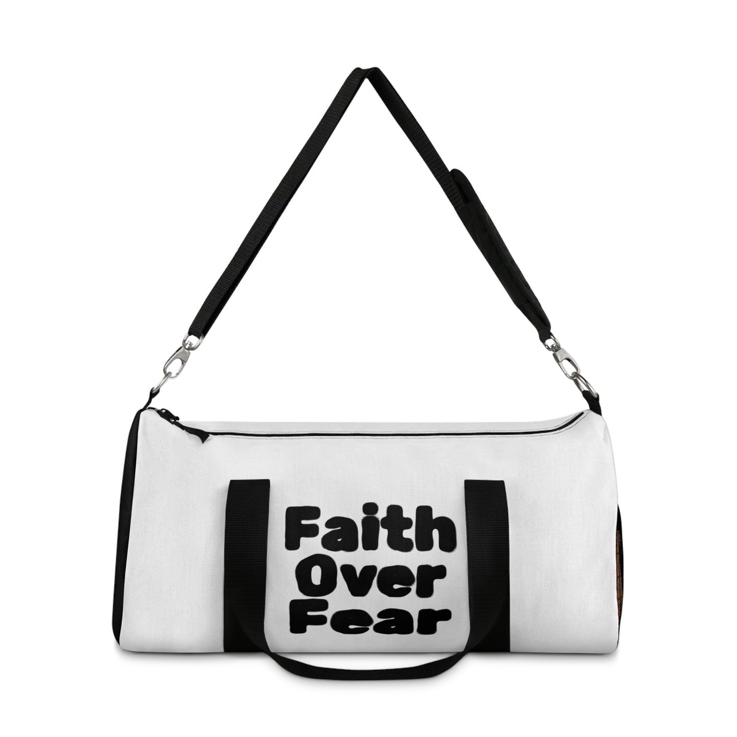 Faith Over Fear Duffel Bag — Inspirational Gym & Travel Weekender