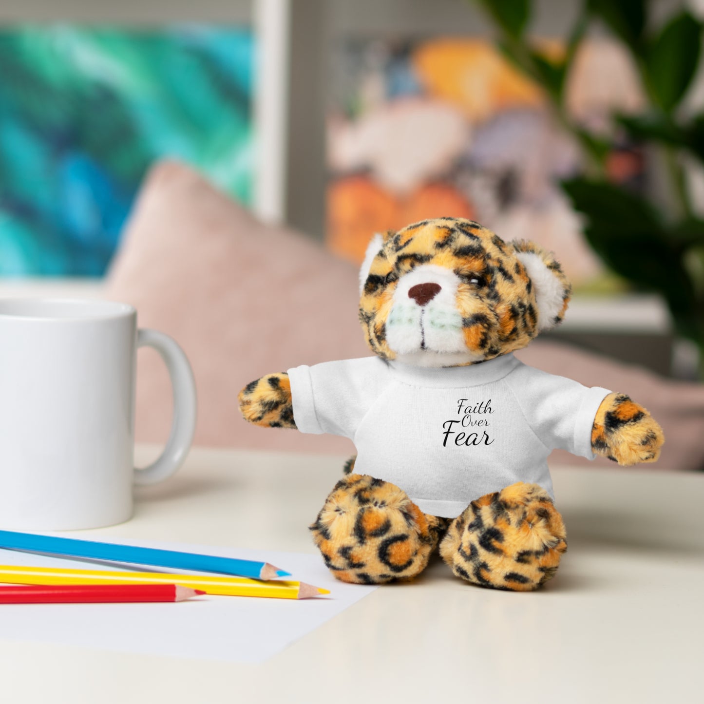 Faith Over Fear Teddy Bear with Tee