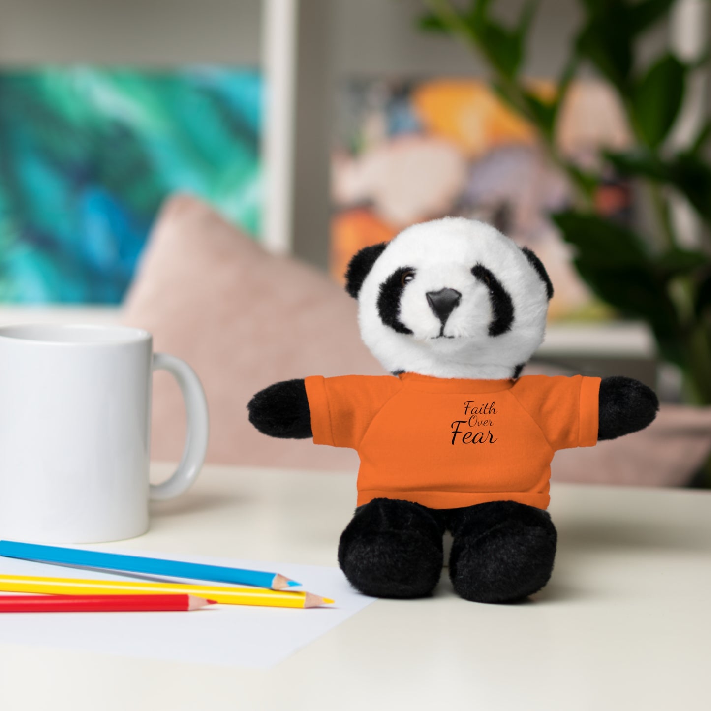 Faith Over Fear Teddy Bear with Tee