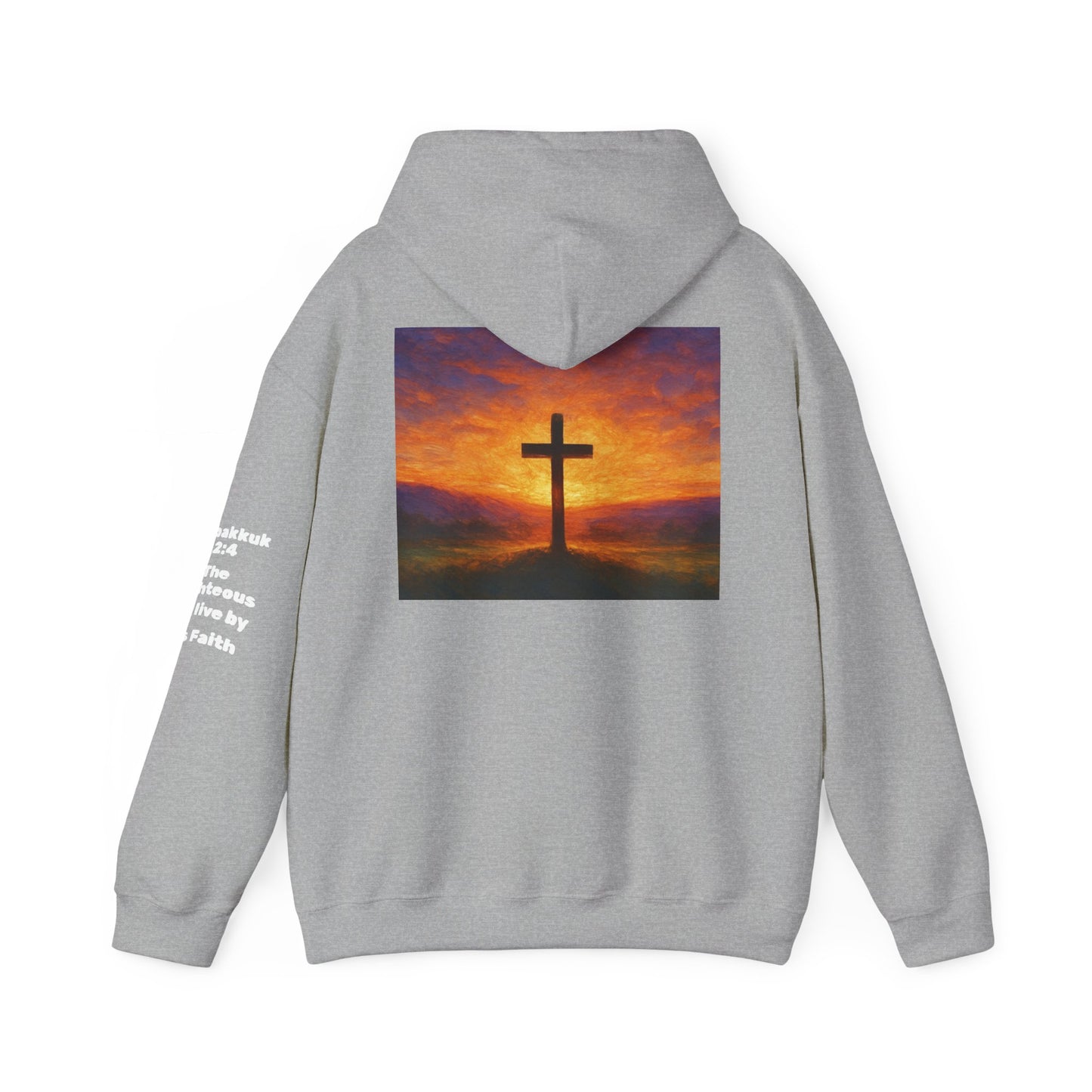 Faith-Inspired Sunset Hoodie, Cozy Religious Sweatshirt, Christian Gift, Inspirational Apparel, Church Event Wear, Unisex Fashion