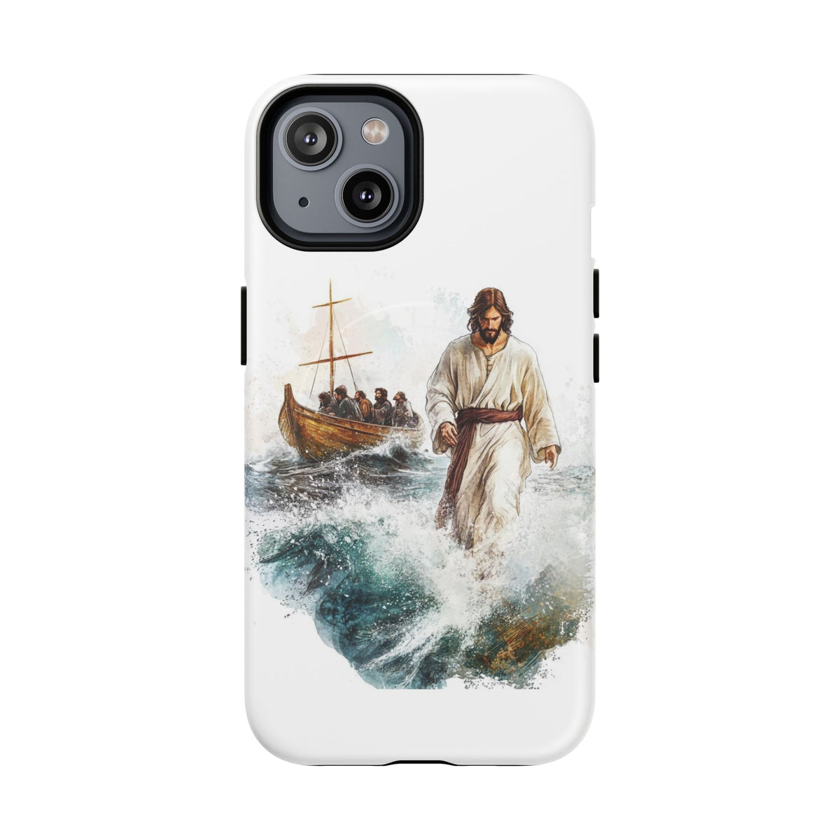 Phone Case — Jesus Walking on Water Design (Tough Magnetic)
