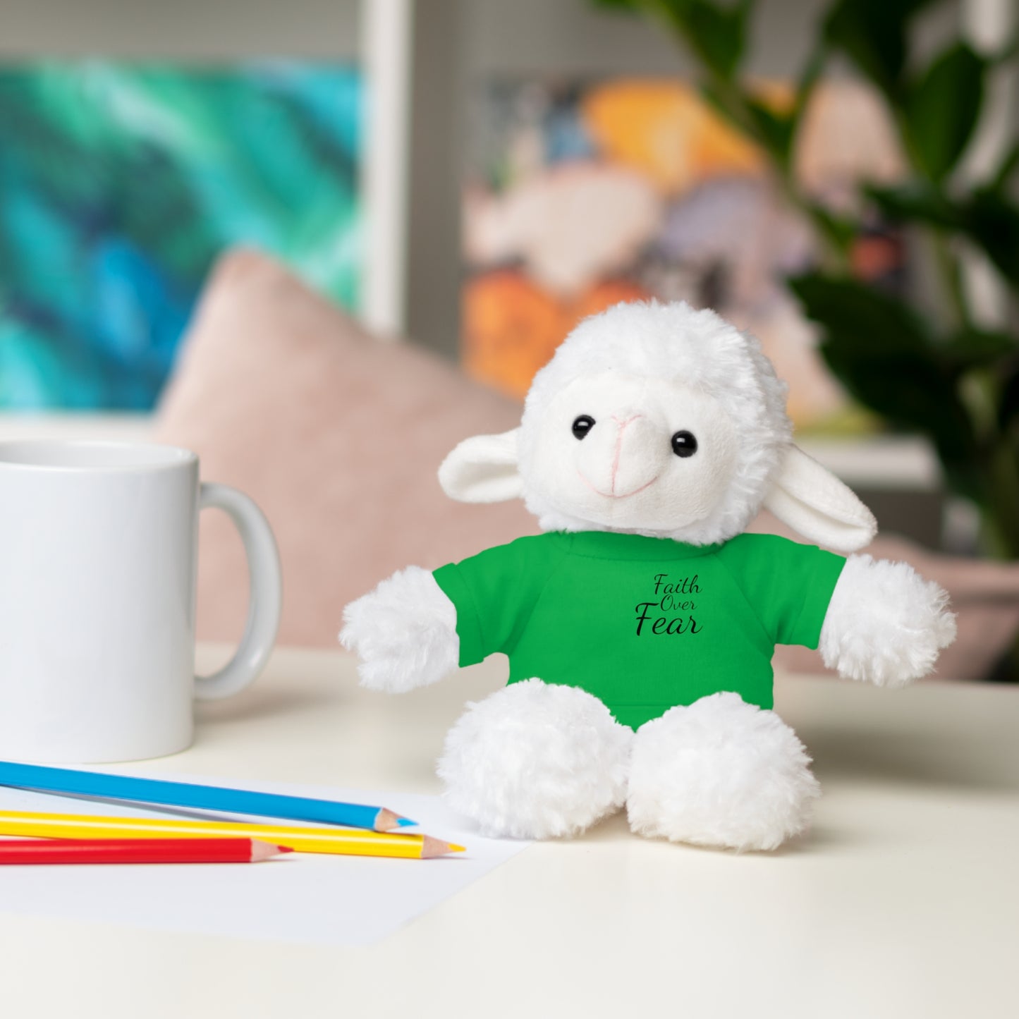 Faith Over Fear Teddy Bear with Tee