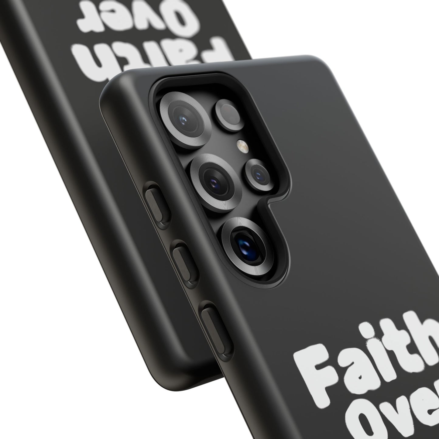 Faith Over Fear Phone Case, Inspirational Case, Motivational Gift, Tough Phone Cover, Unique Cell Protector, Modern Design