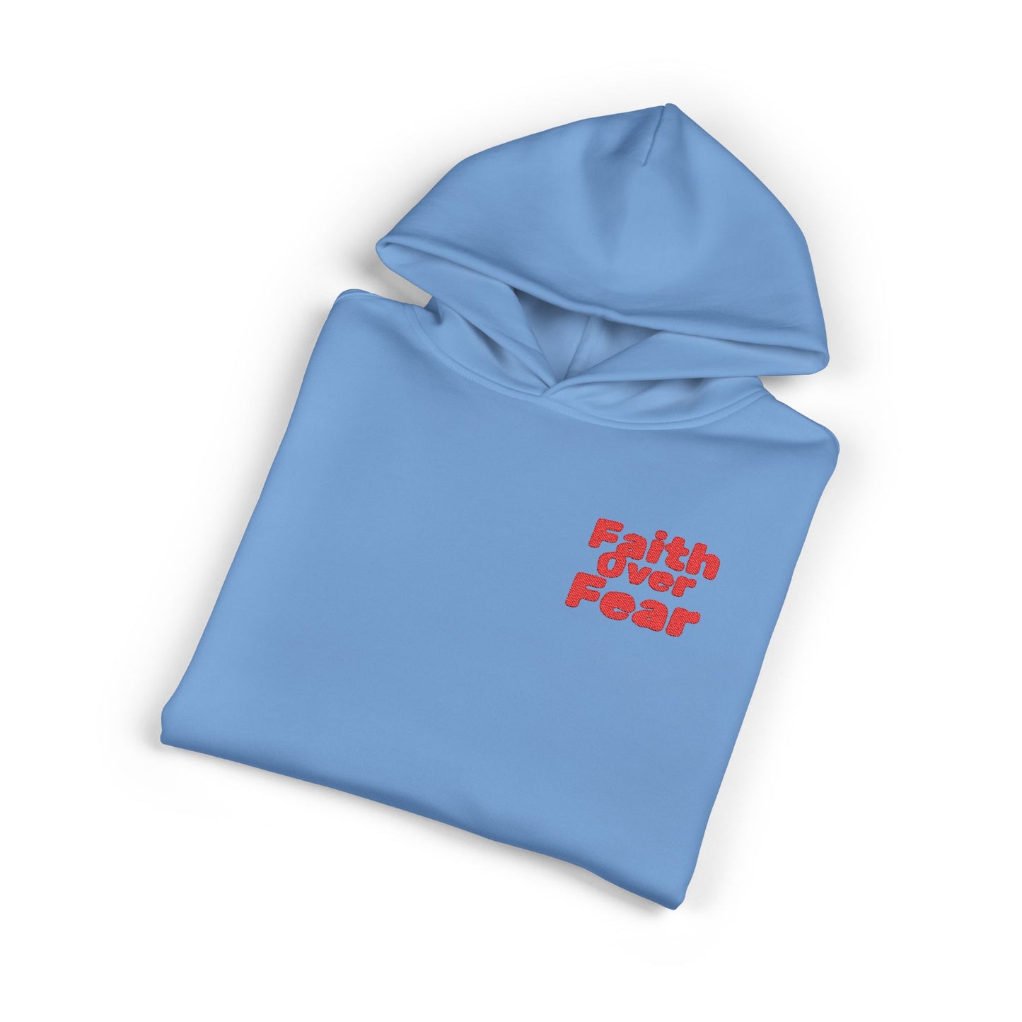 Faith Over Fear Hoodie — Inspirational Christian Relaxed Pullover