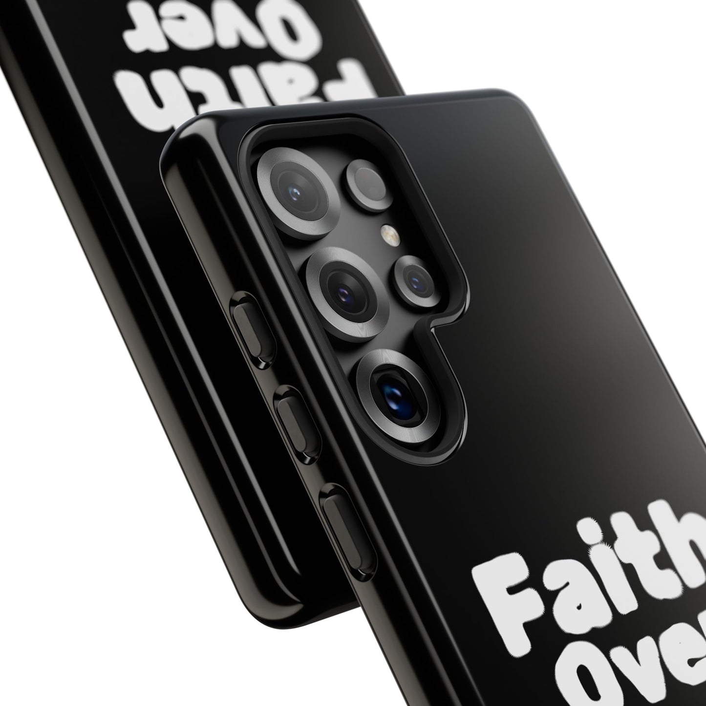 Faith Over Fear Phone Case, Inspirational Case, Motivational Gift, Tough Phone Cover, Unique Cell Protector, Modern Design