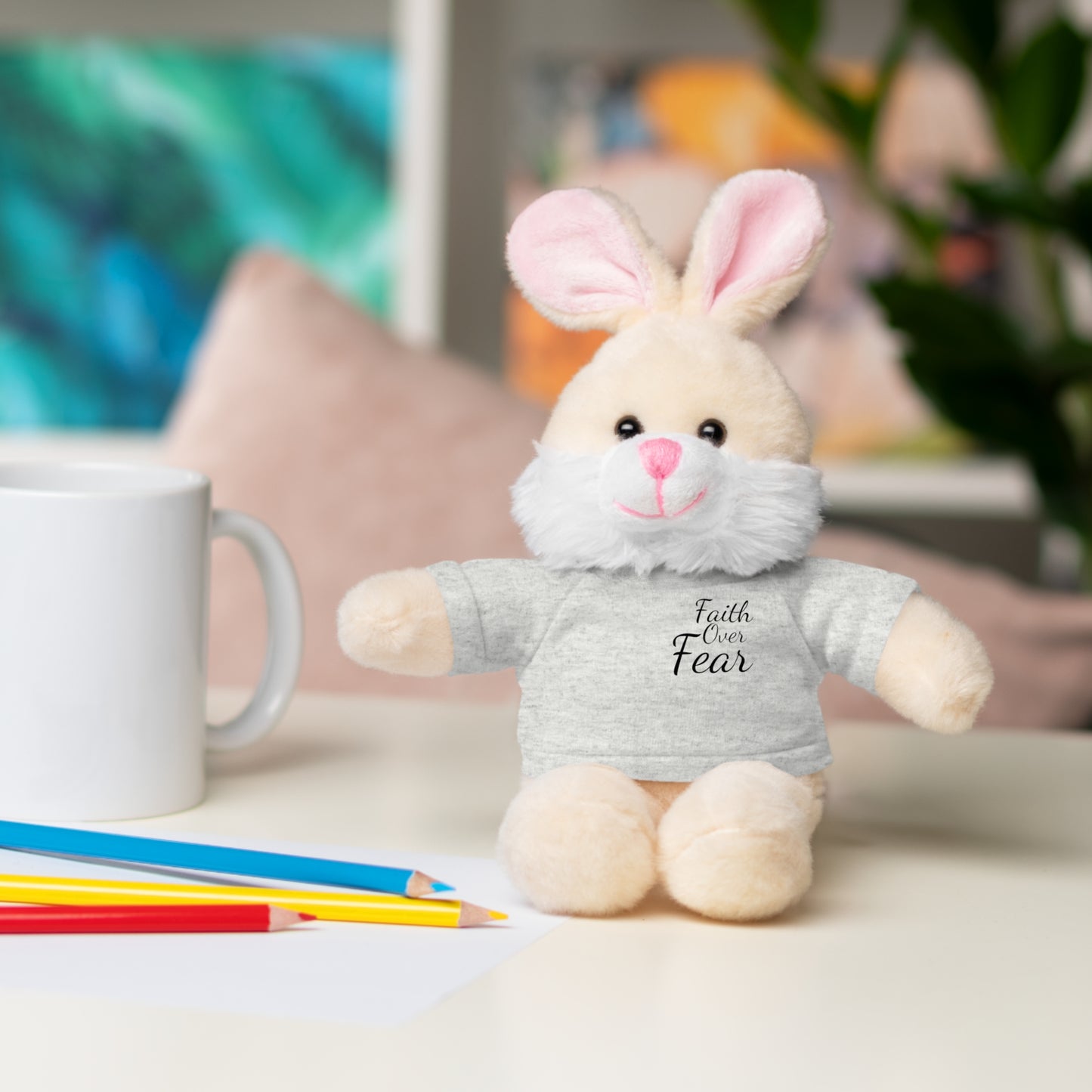 Faith Over Fear Teddy Bear with Tee