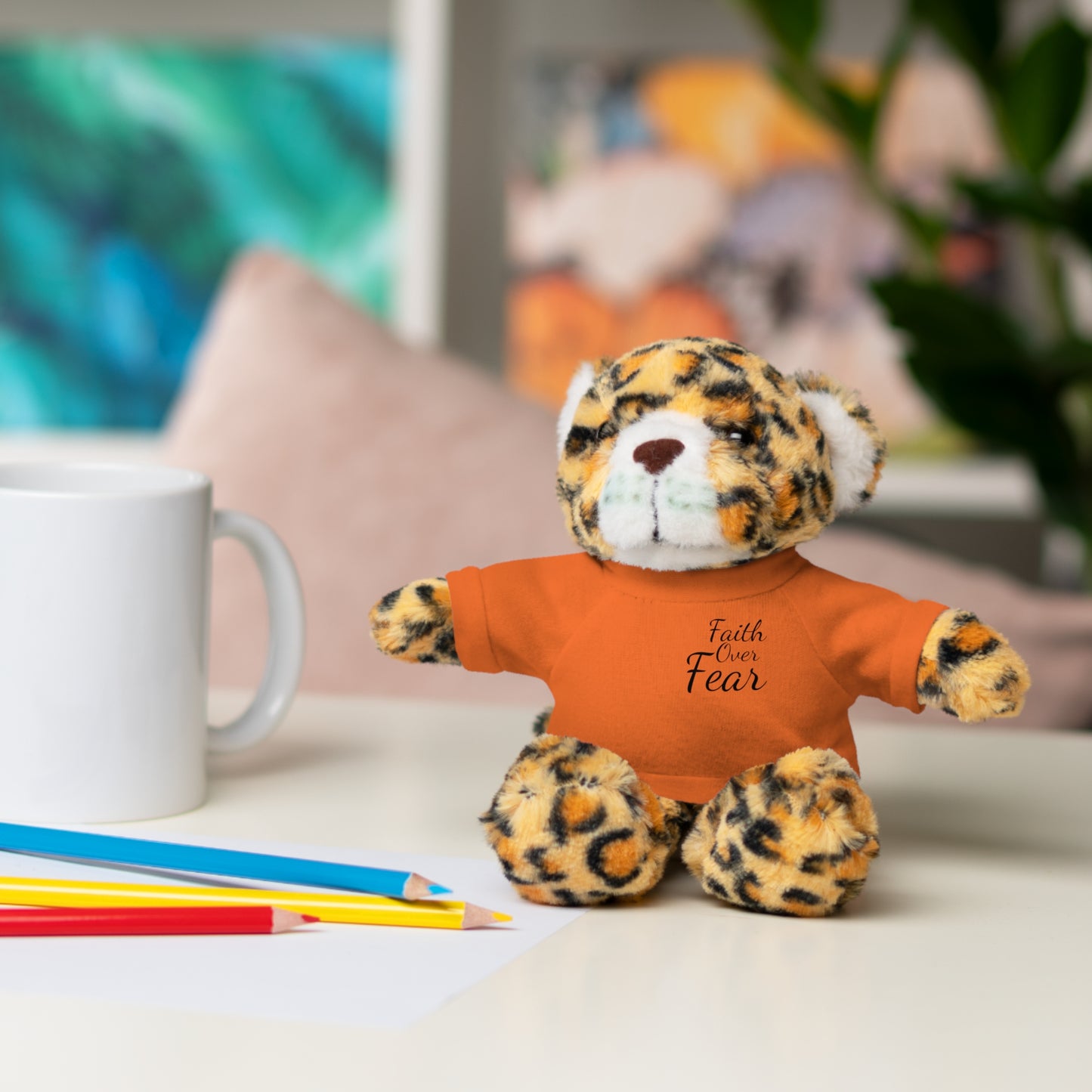 Faith Over Fear Teddy Bear with Tee