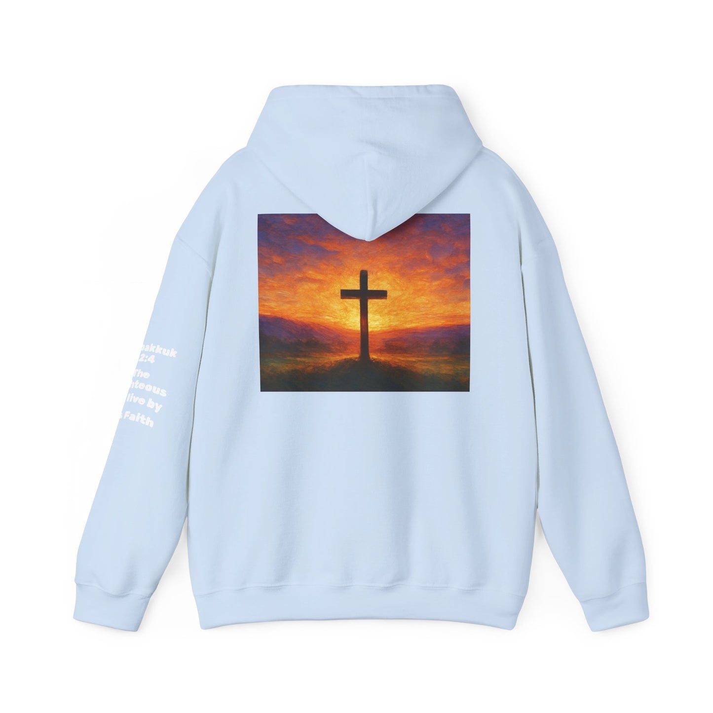 Faith-Inspired Sunset Hoodie, Cozy Religious Sweatshirt, Christian Gift, Inspirational Apparel, Church Event Wear, Unisex Fashion