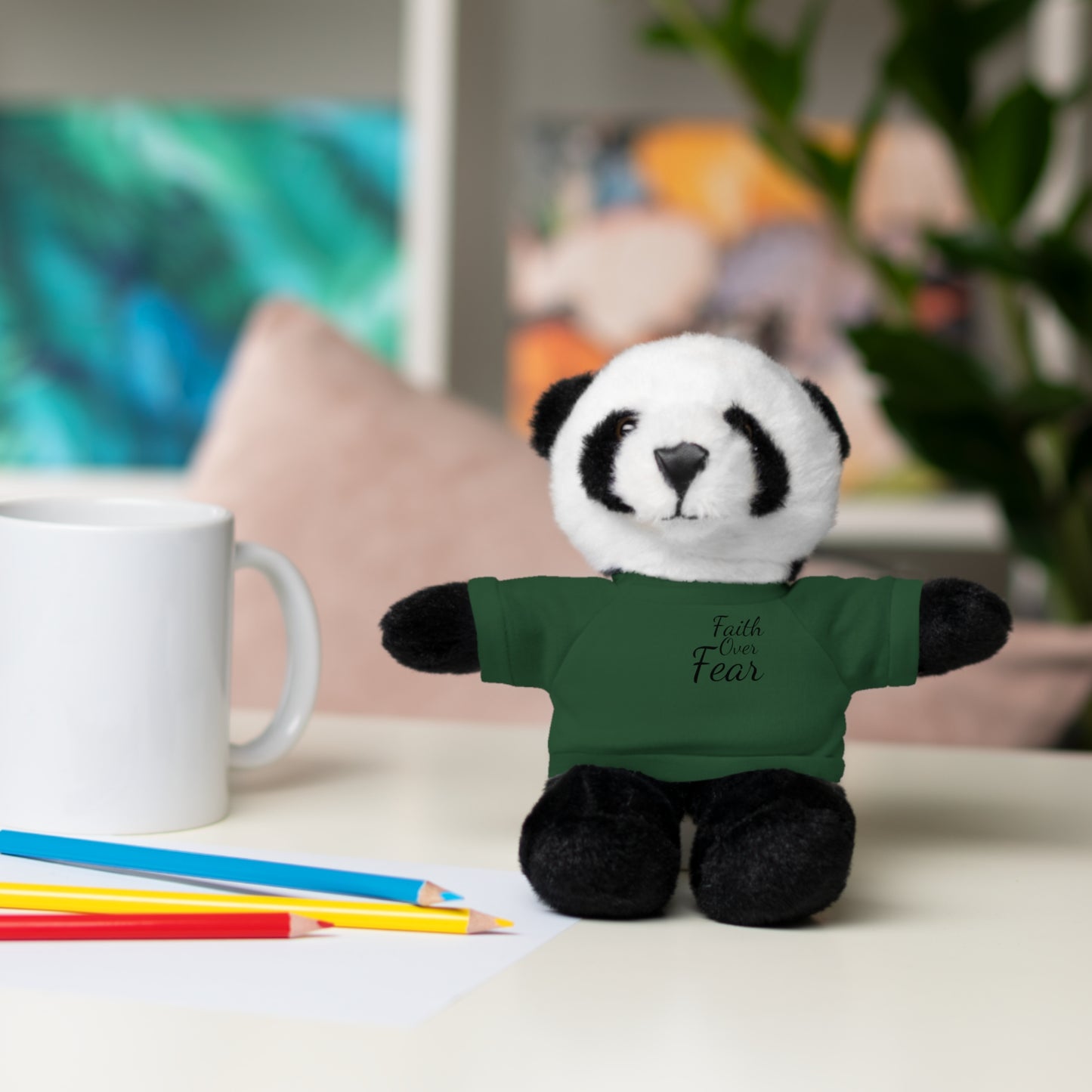 Faith Over Fear Teddy Bear with Tee