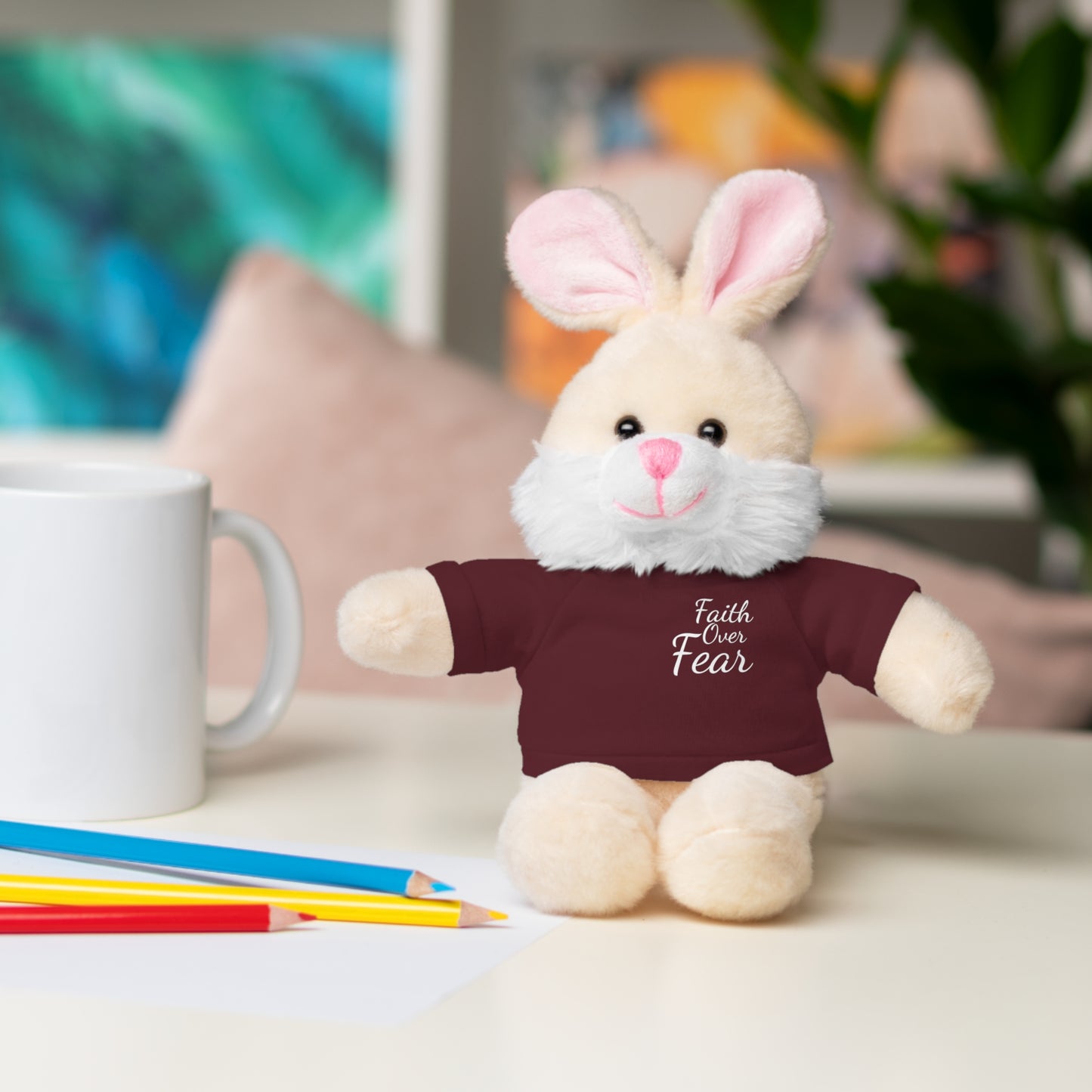 Faith Over Fear Teddy Bear with Tee