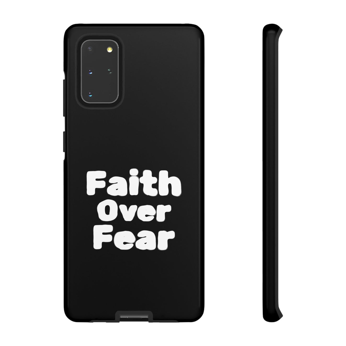 Faith Over Fear Phone Case, Inspirational Case, Motivational Gift, Tough Phone Cover, Unique Cell Protector, Modern Design