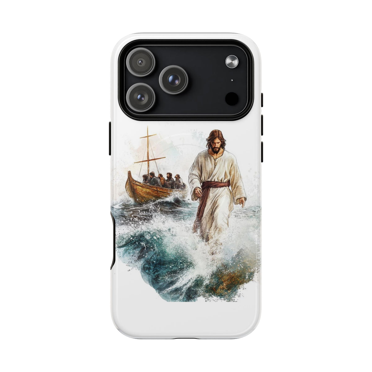 Phone Case — Jesus Walking on Water Design (Tough Magnetic)