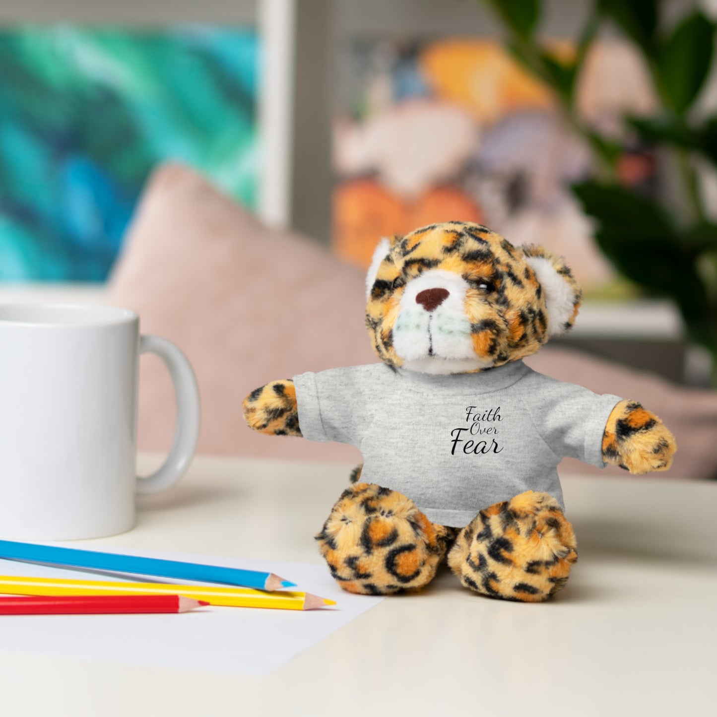Faith Over Fear Teddy Bear with Tee