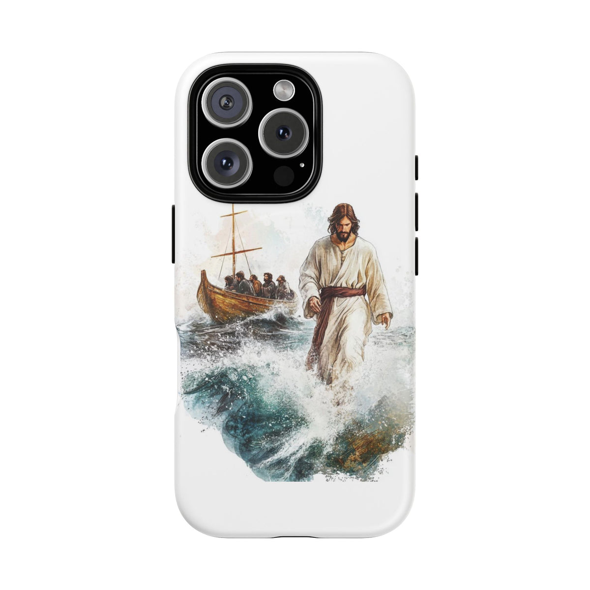 Phone Case — Jesus Walking on Water Design (Tough Magnetic)