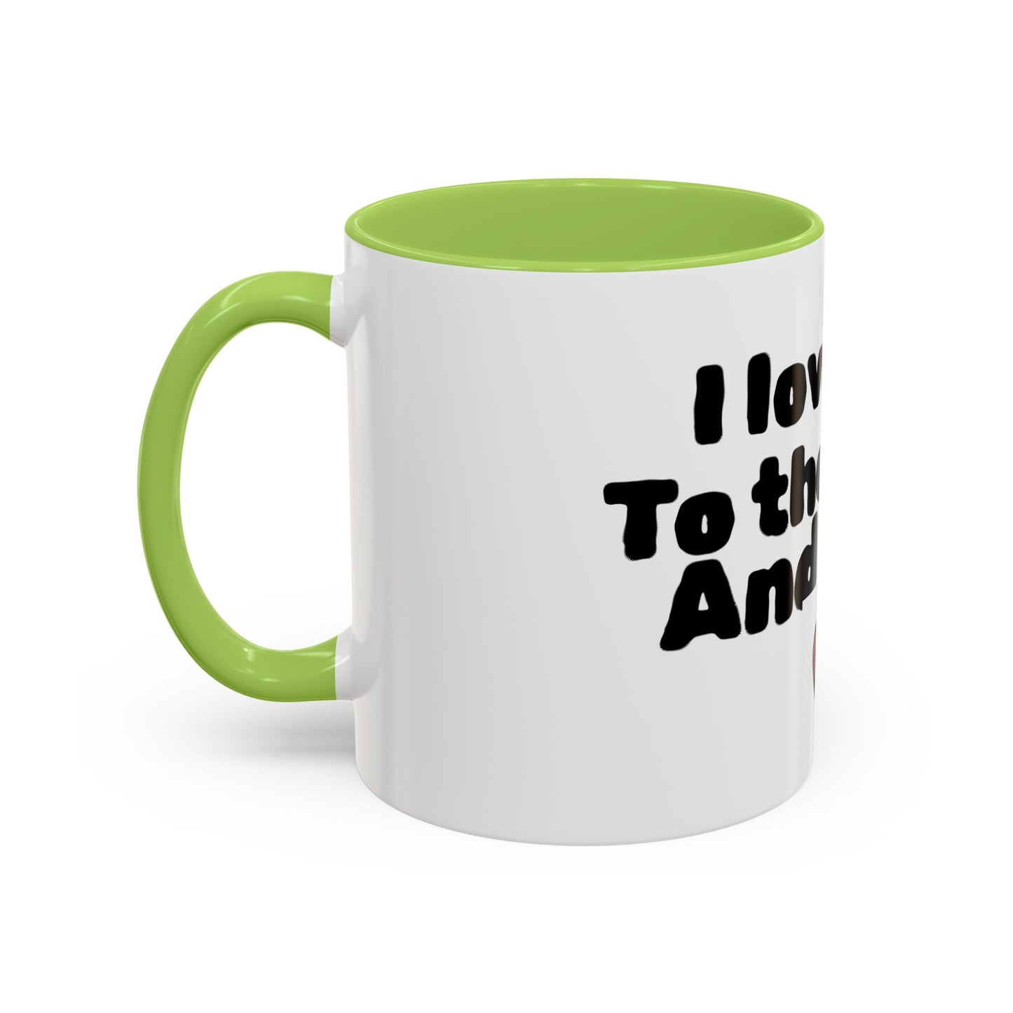 Accent Coffee Mug — "I Love You to the Moon and Back" Romantic Black-Accent Coffee Mug