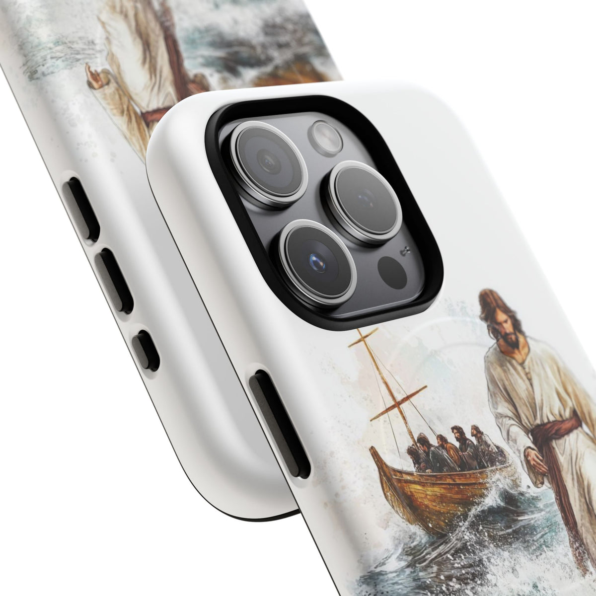Phone Case — Jesus Walking on Water Design (Tough Magnetic)