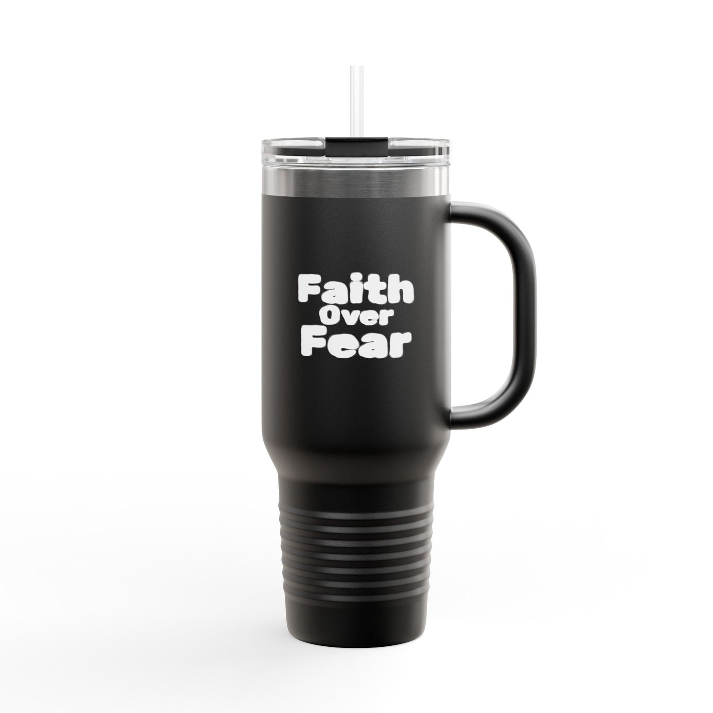 Faith Over Fear 40oz Insulated Travel Mug