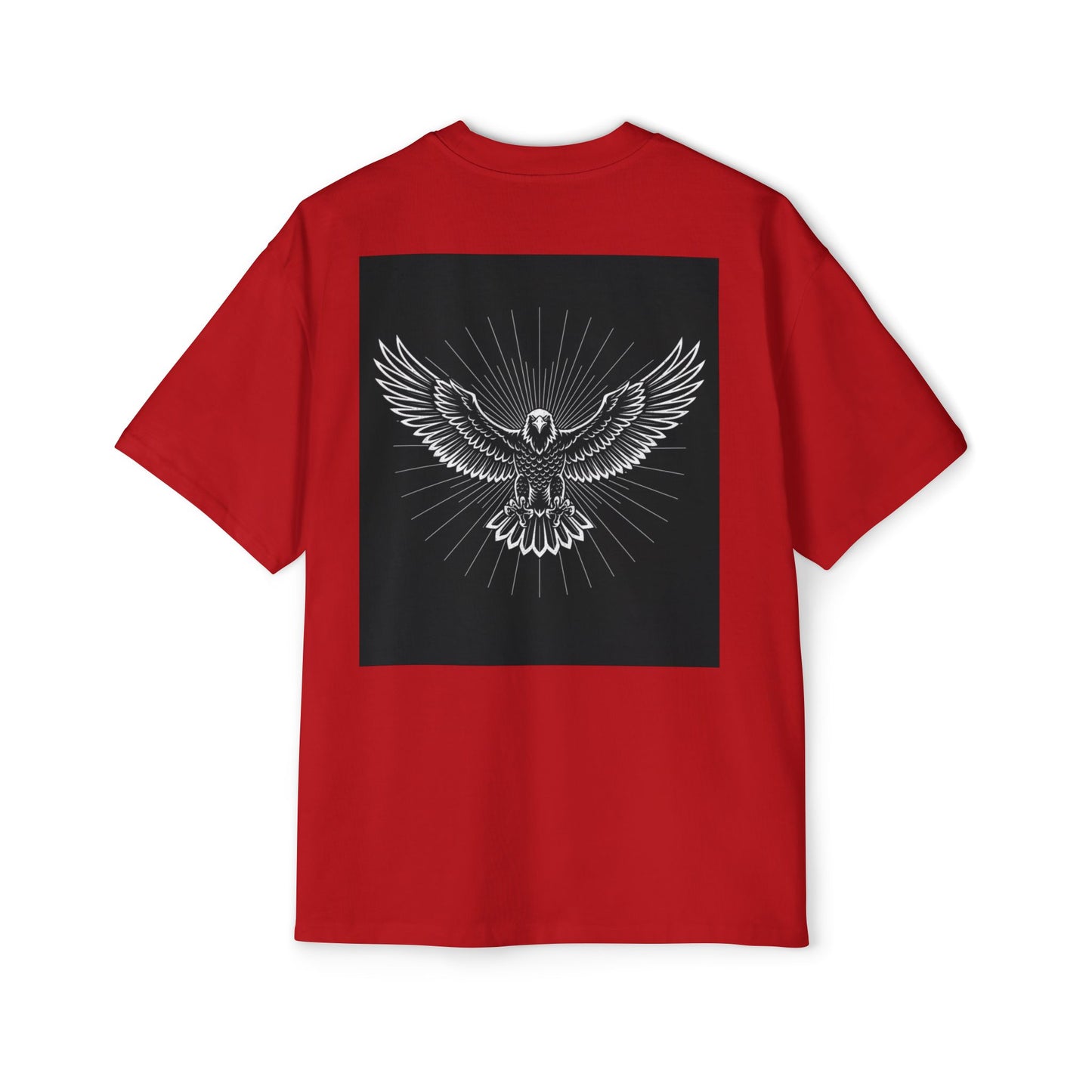 FaithOverFear Oversized Tee — Dove Back Graphic Christian Shirt