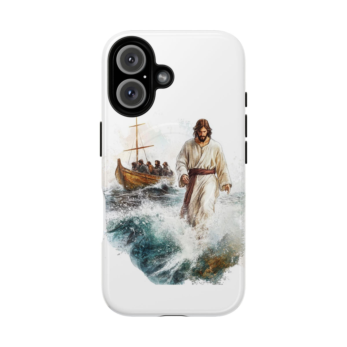 Phone Case — Jesus Walking on Water Design (Tough Magnetic)