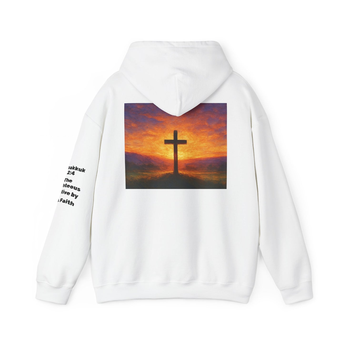 Faith-Inspired Sunset Hoodie, Cozy Religious Sweatshirt, Christian Gift, Inspirational Apparel, Church Event Wear, Unisex Fashion