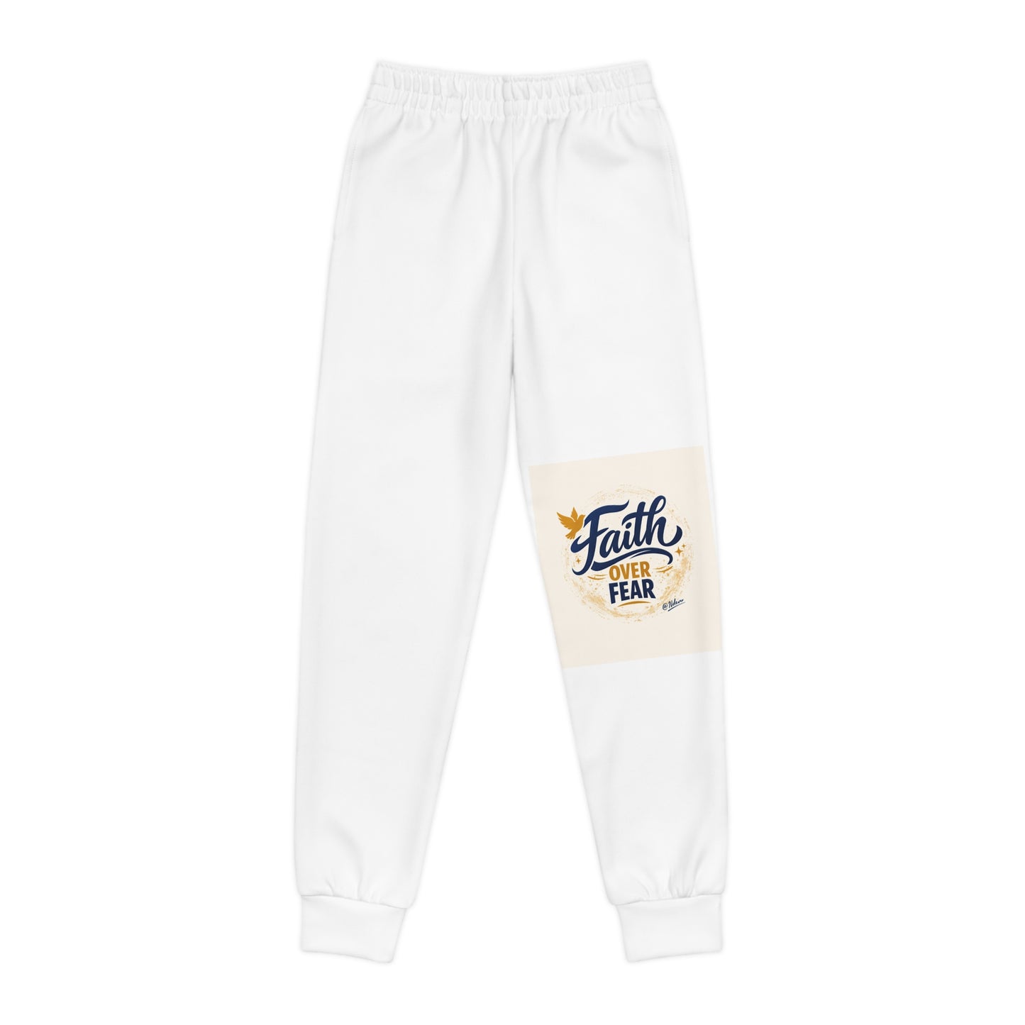 Faith Over Fear Youth Joggers — Inspirational Kids Sweatpants