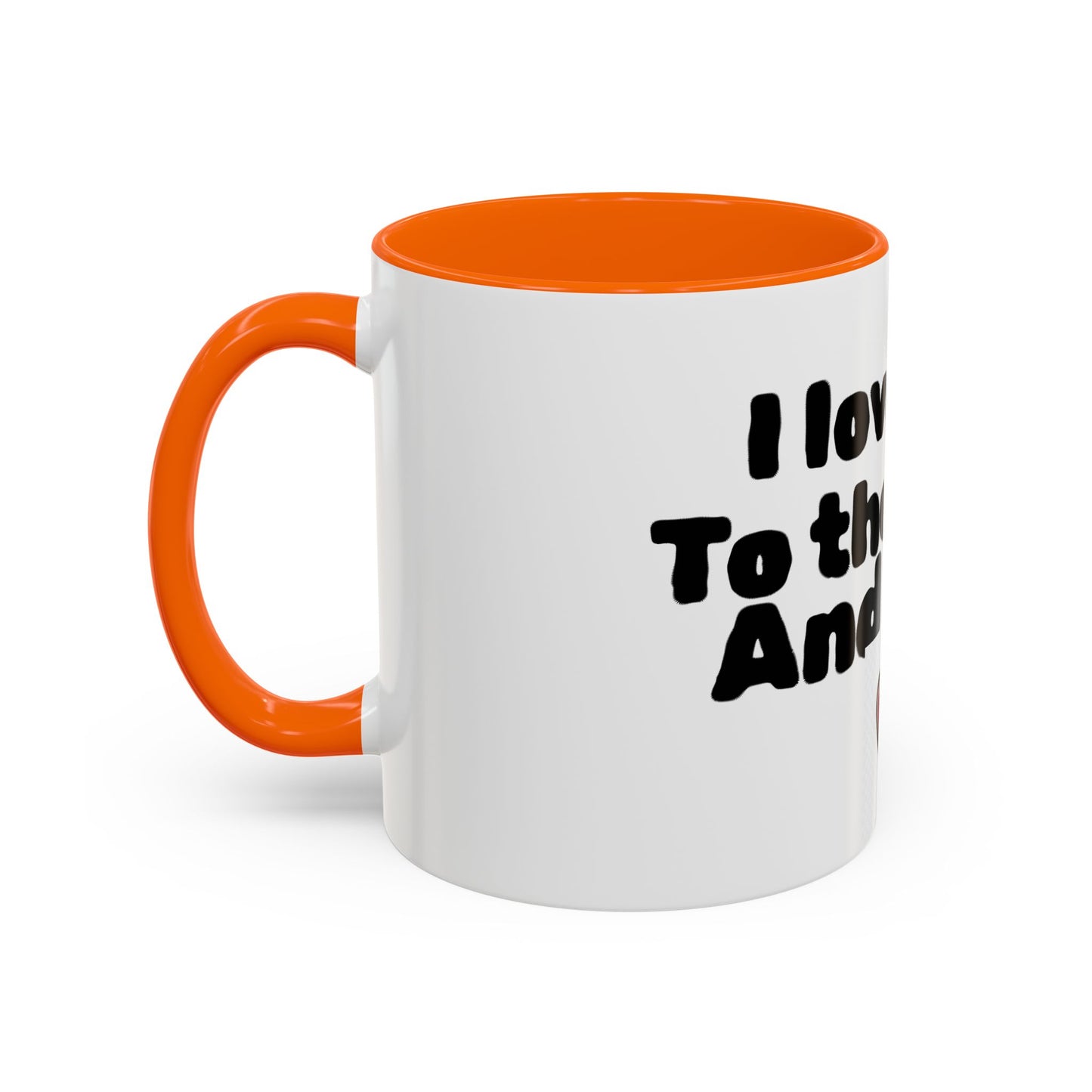 Accent Coffee Mug — "I Love You to the Moon and Back" Romantic Black-Accent Coffee Mug