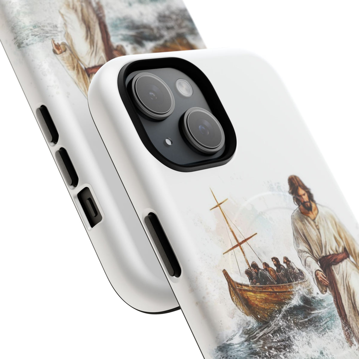 Phone Case — Jesus Walking on Water Design (Tough Magnetic)