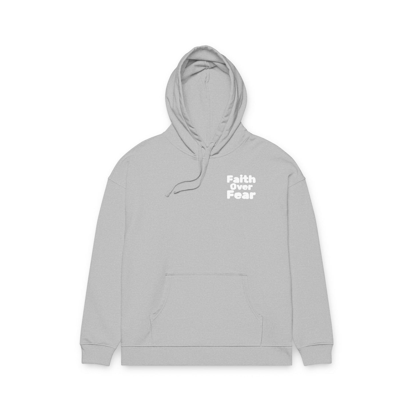 Faith Over Fear Hoodie — Christian Philippians 4:13 Inspirational Pullover