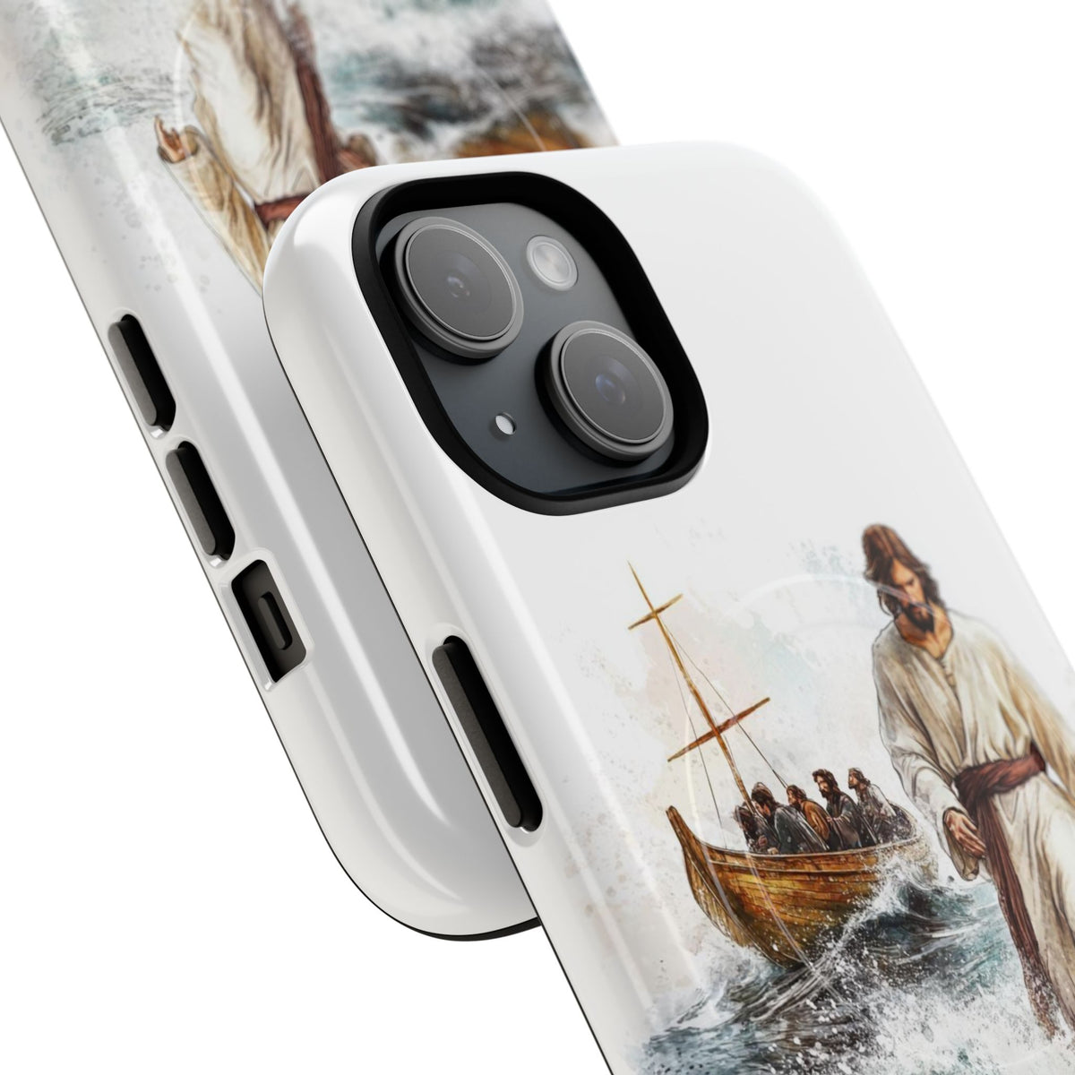 Phone Case — Jesus Walking on Water Design (Tough Magnetic)