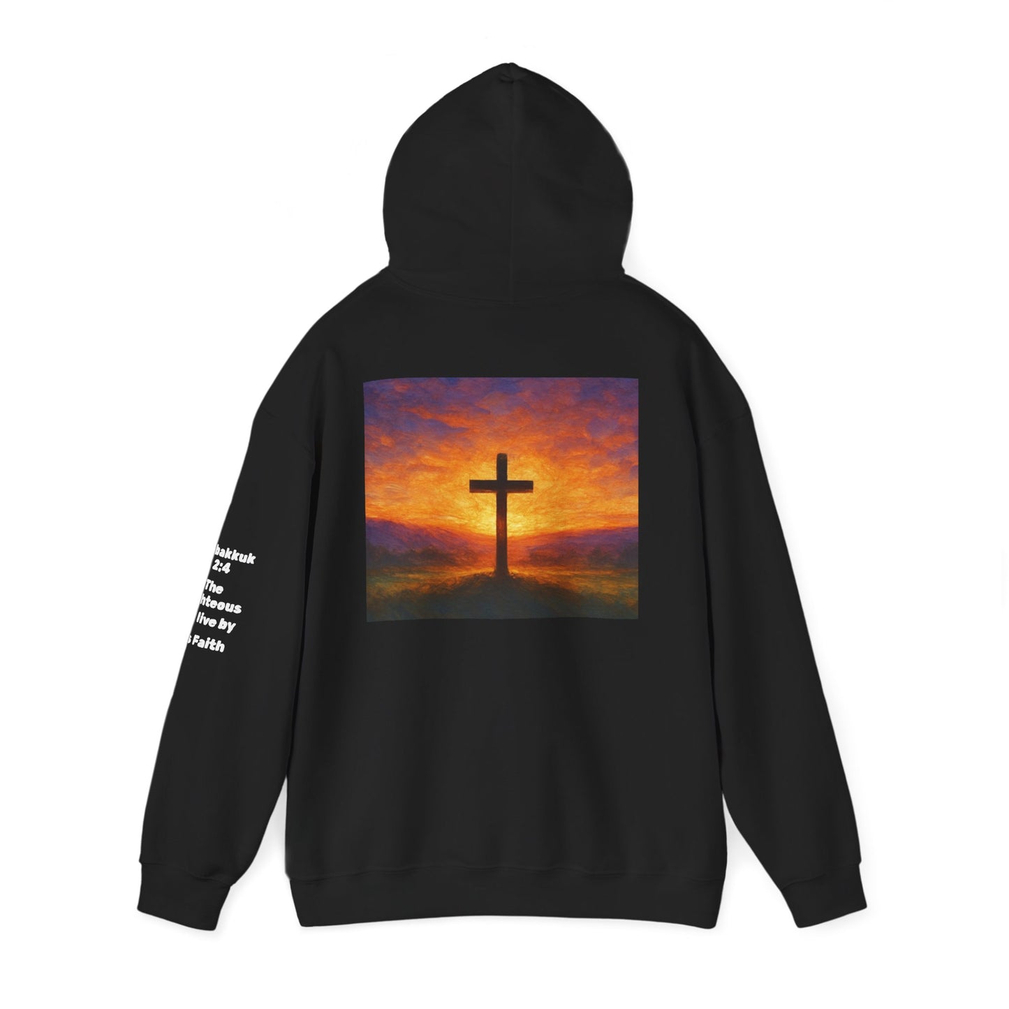 Faith-Inspired Sunset Hoodie, Cozy Religious Sweatshirt, Christian Gift, Inspirational Apparel, Church Event Wear, Unisex Fashion