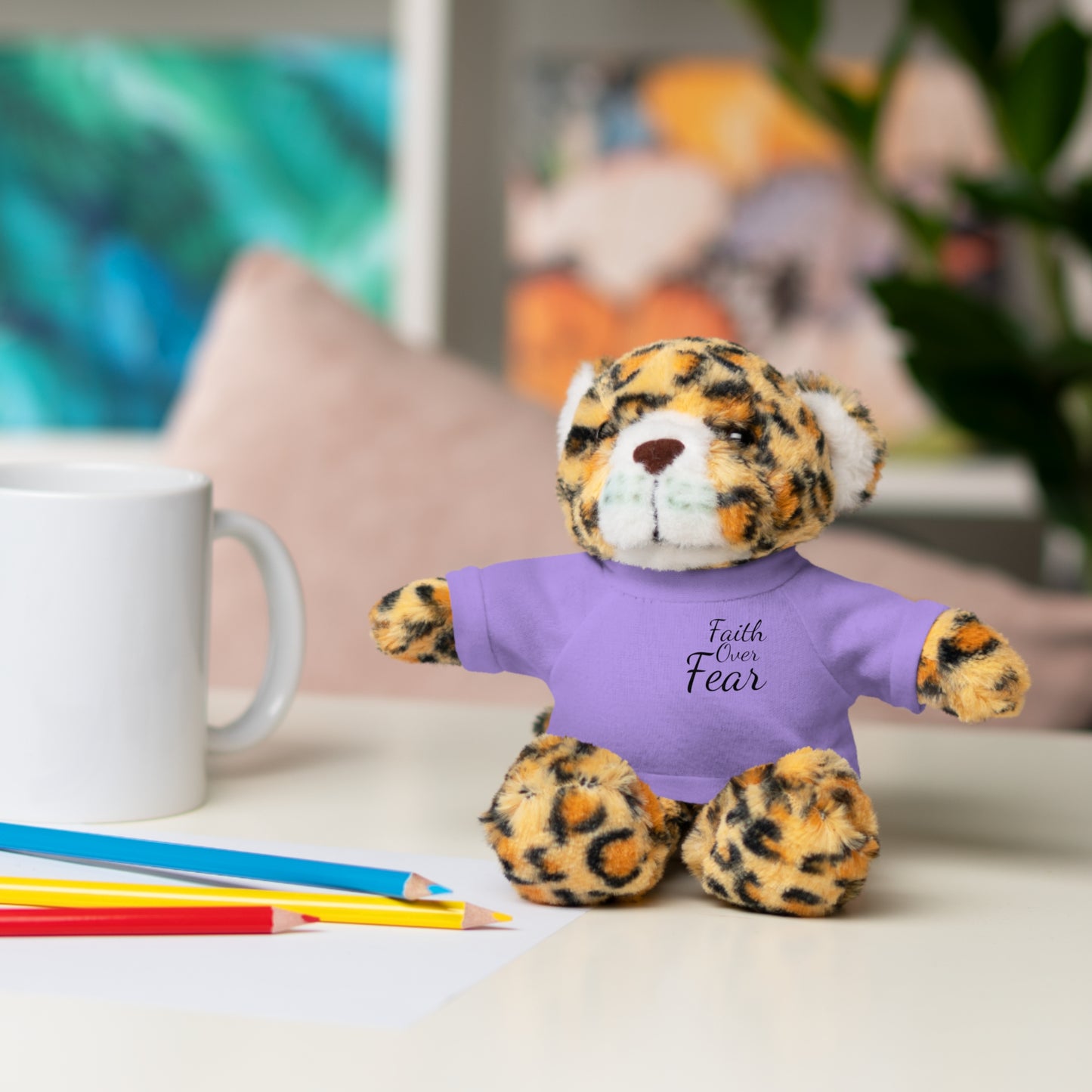Faith Over Fear Teddy Bear with Tee