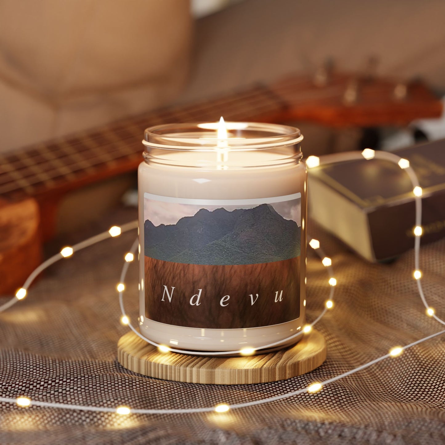 Ndevu Mountain Scented Soy Candle — 9oz Rustic Woodland Fragrance
