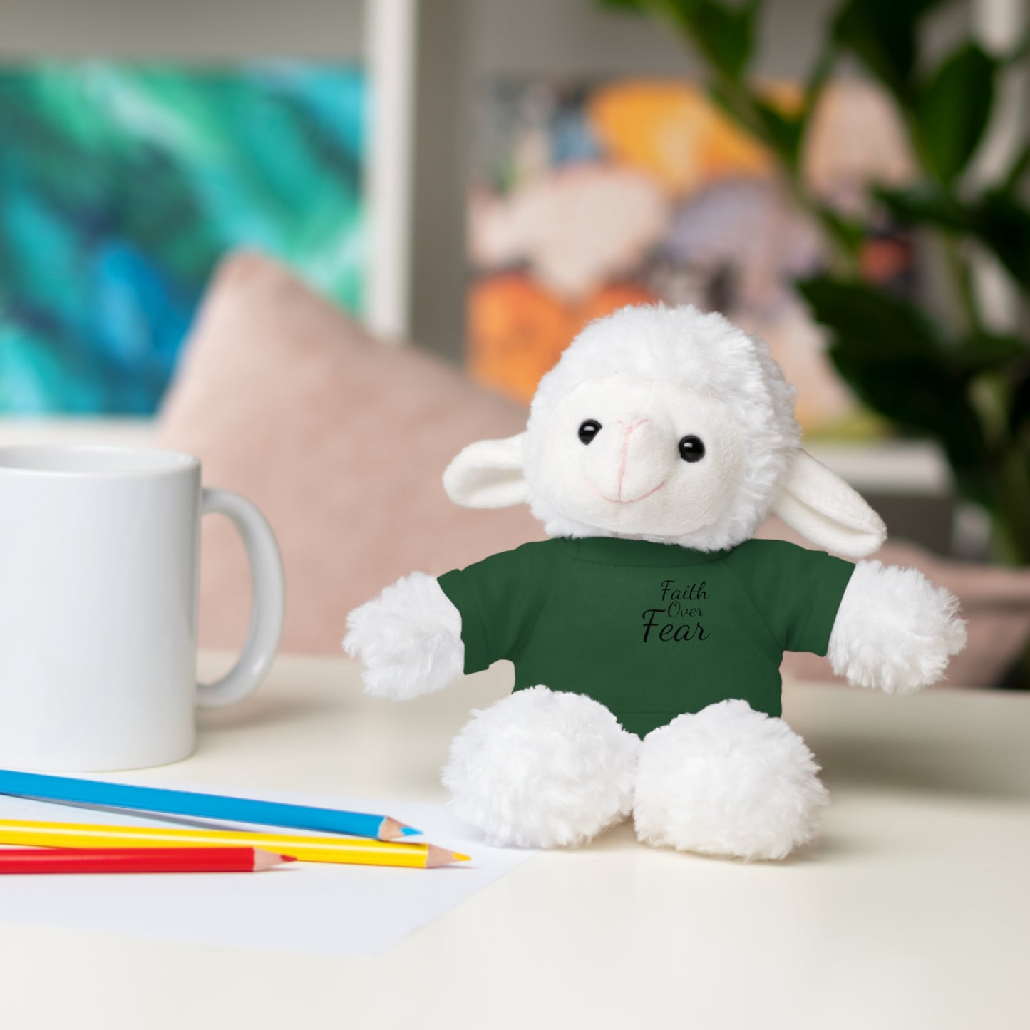 Faith Over Fear Teddy Bear with Tee