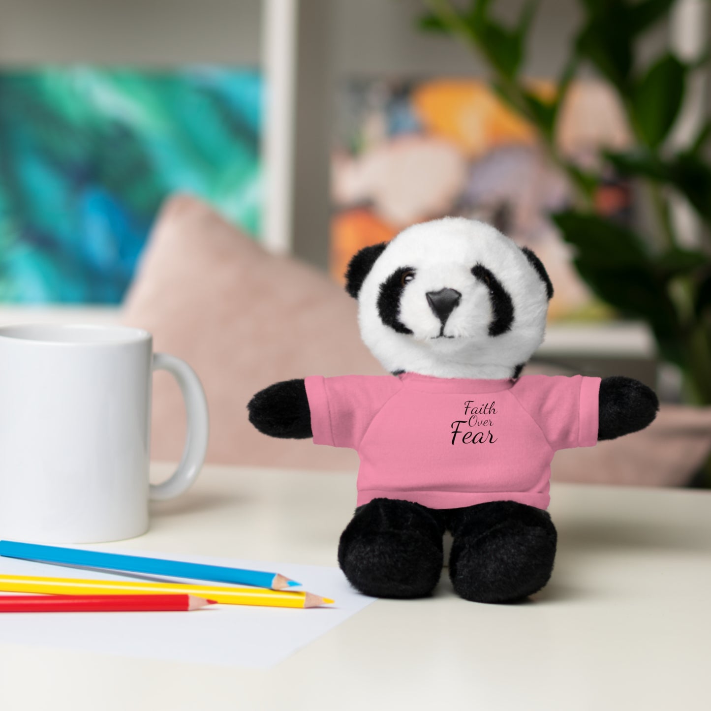 Faith Over Fear Teddy Bear with Tee