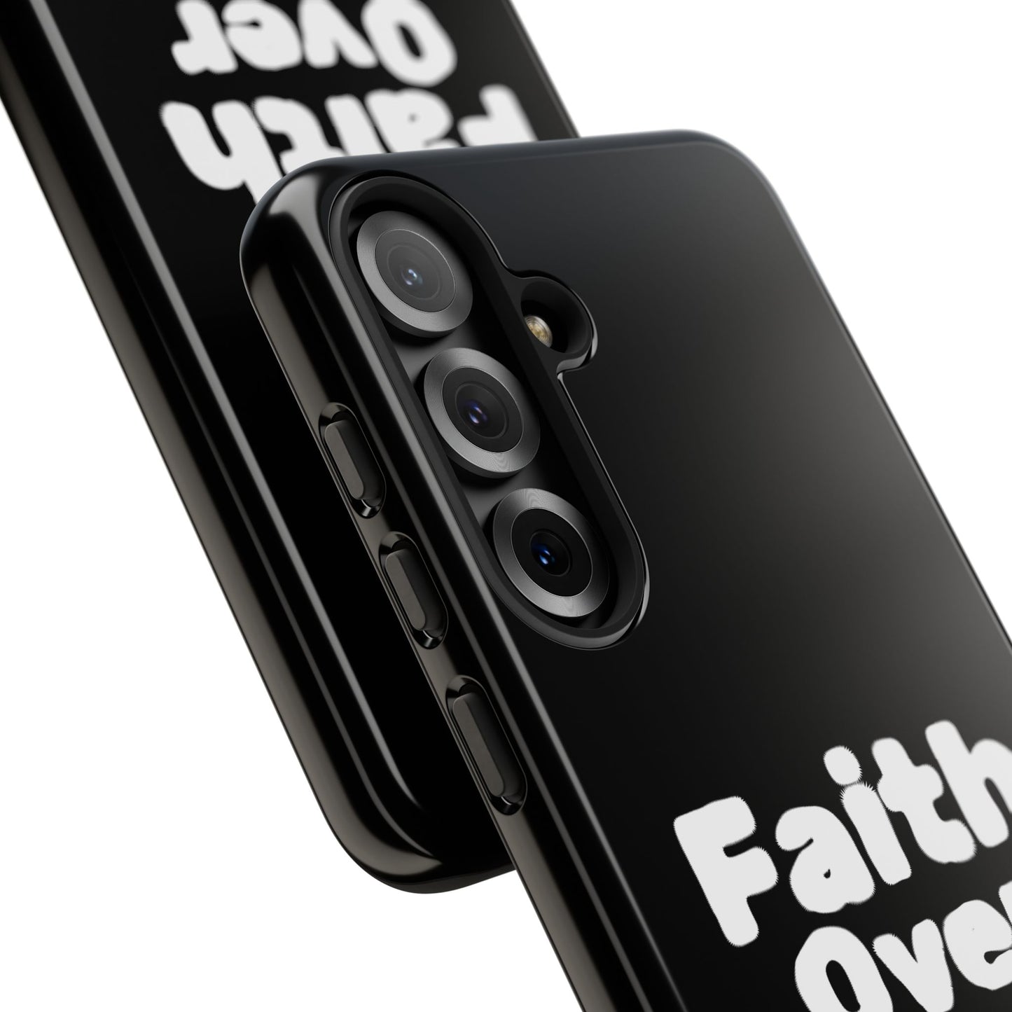 Faith Over Fear Phone Case, Inspirational Case, Motivational Gift, Tough Phone Cover, Unique Cell Protector, Modern Design