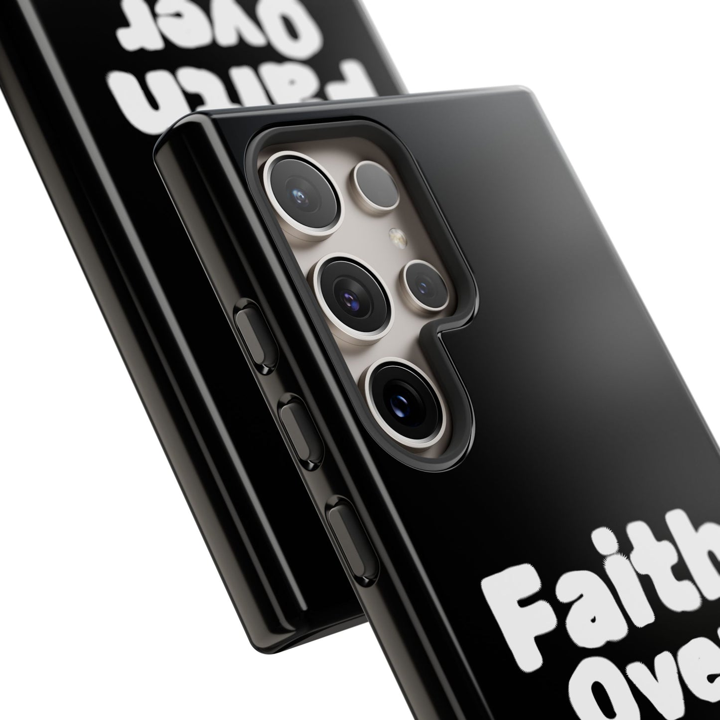 Faith Over Fear Phone Case, Inspirational Case, Motivational Gift, Tough Phone Cover, Unique Cell Protector, Modern Design
