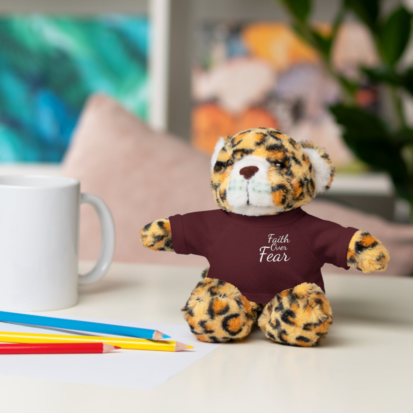 Faith Over Fear Teddy Bear with Tee
