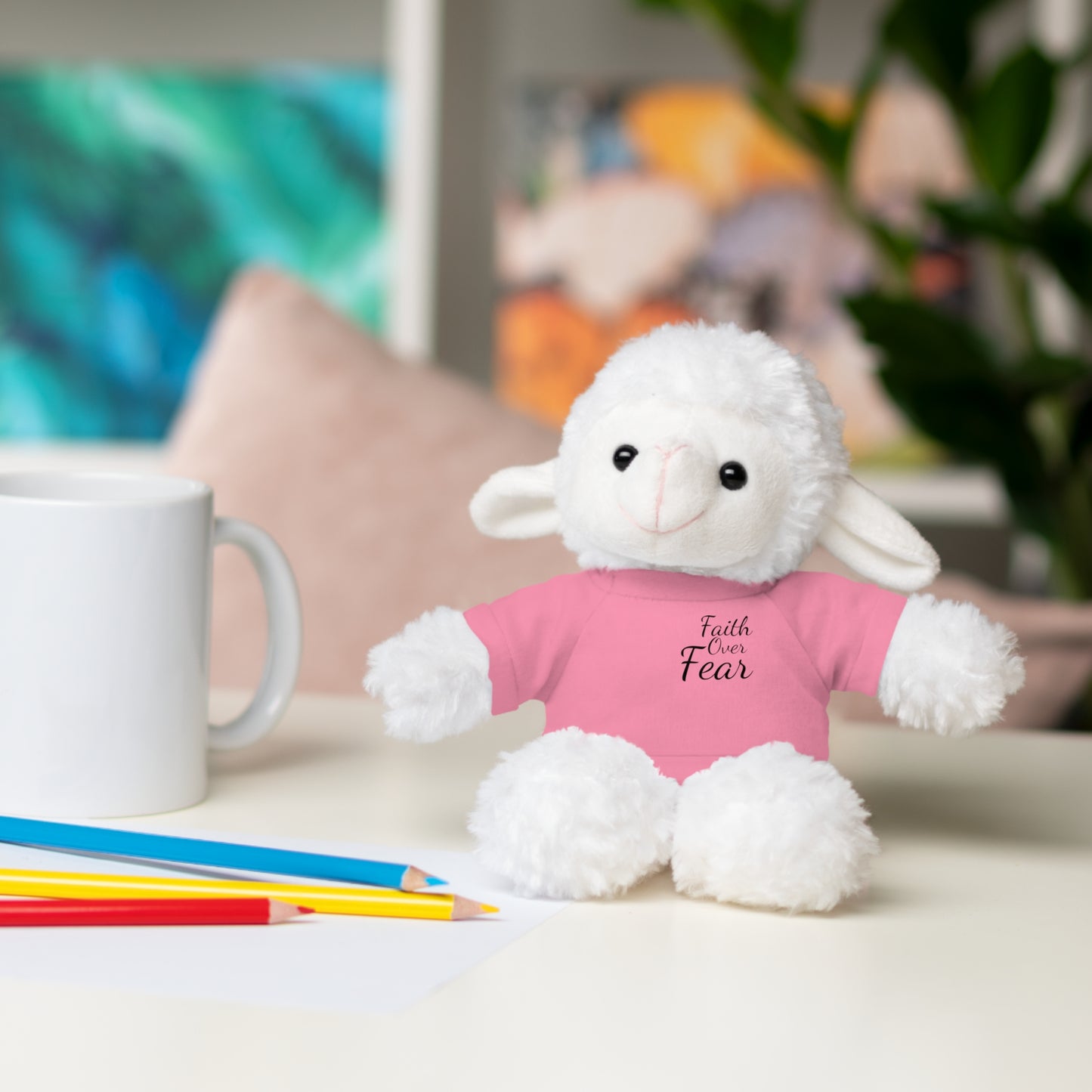 Faith Over Fear Teddy Bear with Tee