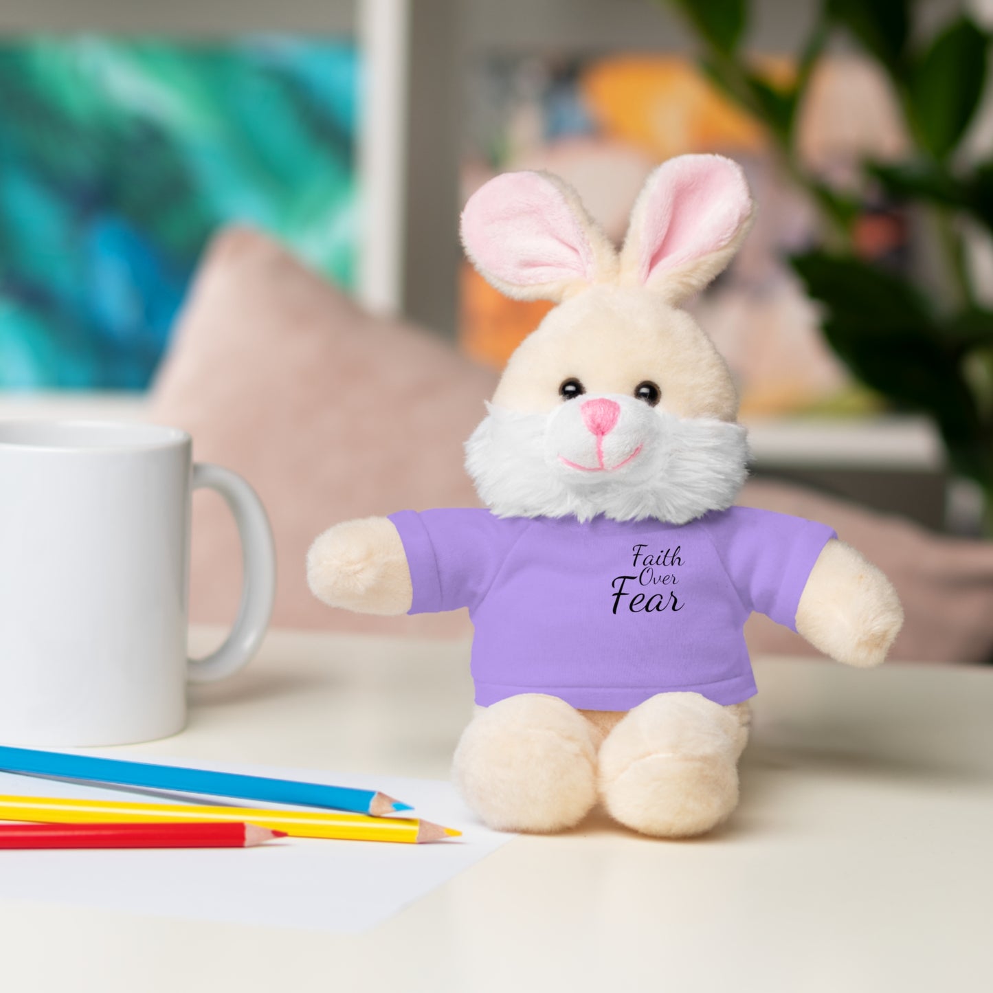 Faith Over Fear Teddy Bear with Tee