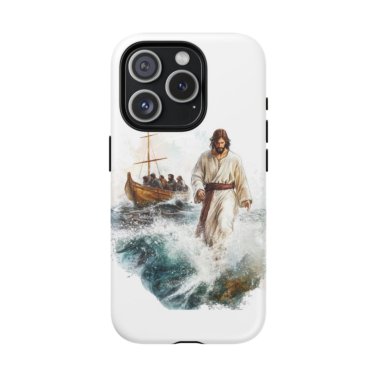 Phone Case — Jesus Walking on Water Design (Tough Magnetic)