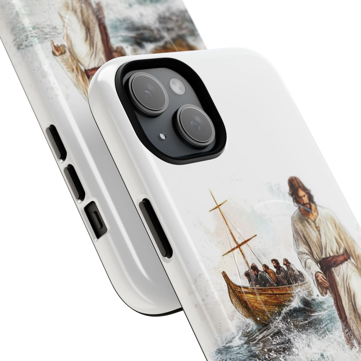 Phone Case — Jesus Walking on Water Design (Tough Magnetic)