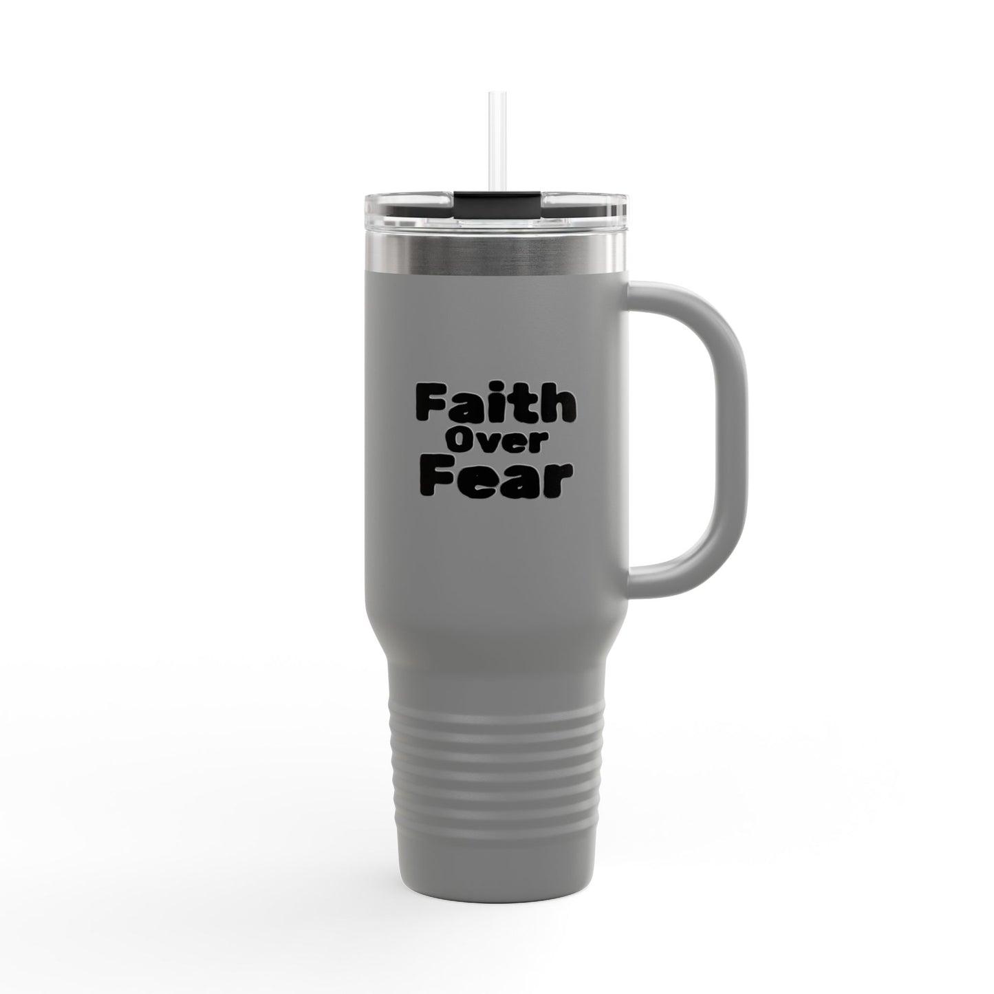 Faith Over Fear 40oz Insulated Travel Mug