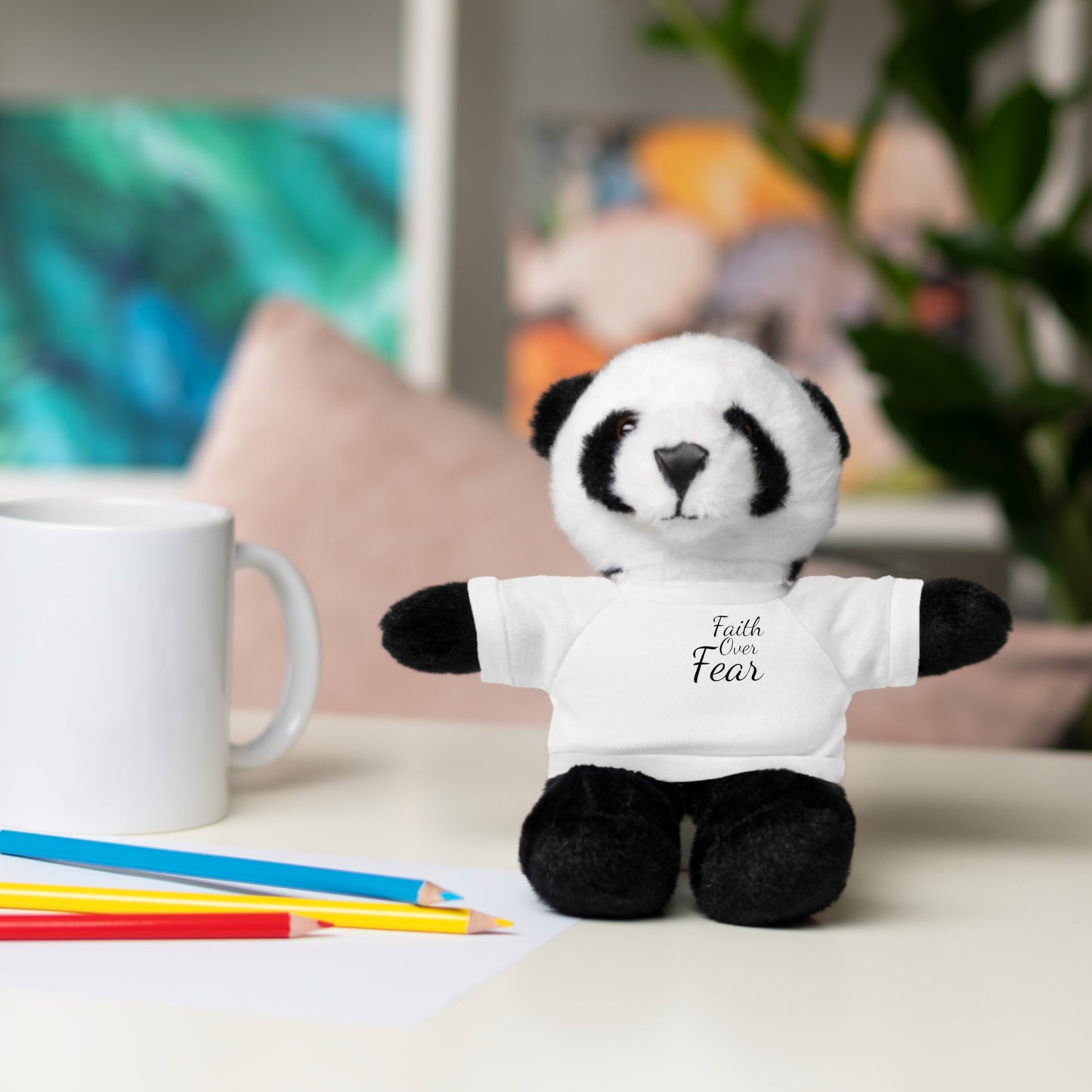 Faith Over Fear Teddy Bear with Tee