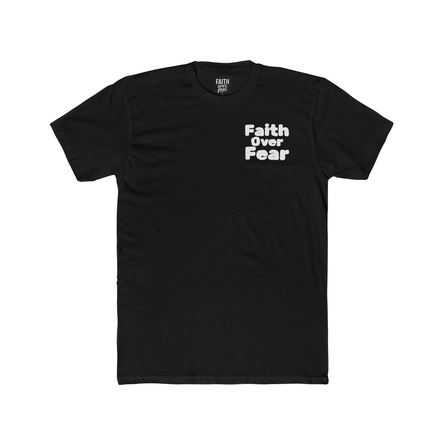 Faith Over Fear Tee — Christian Cross Inspirational T-Shirt