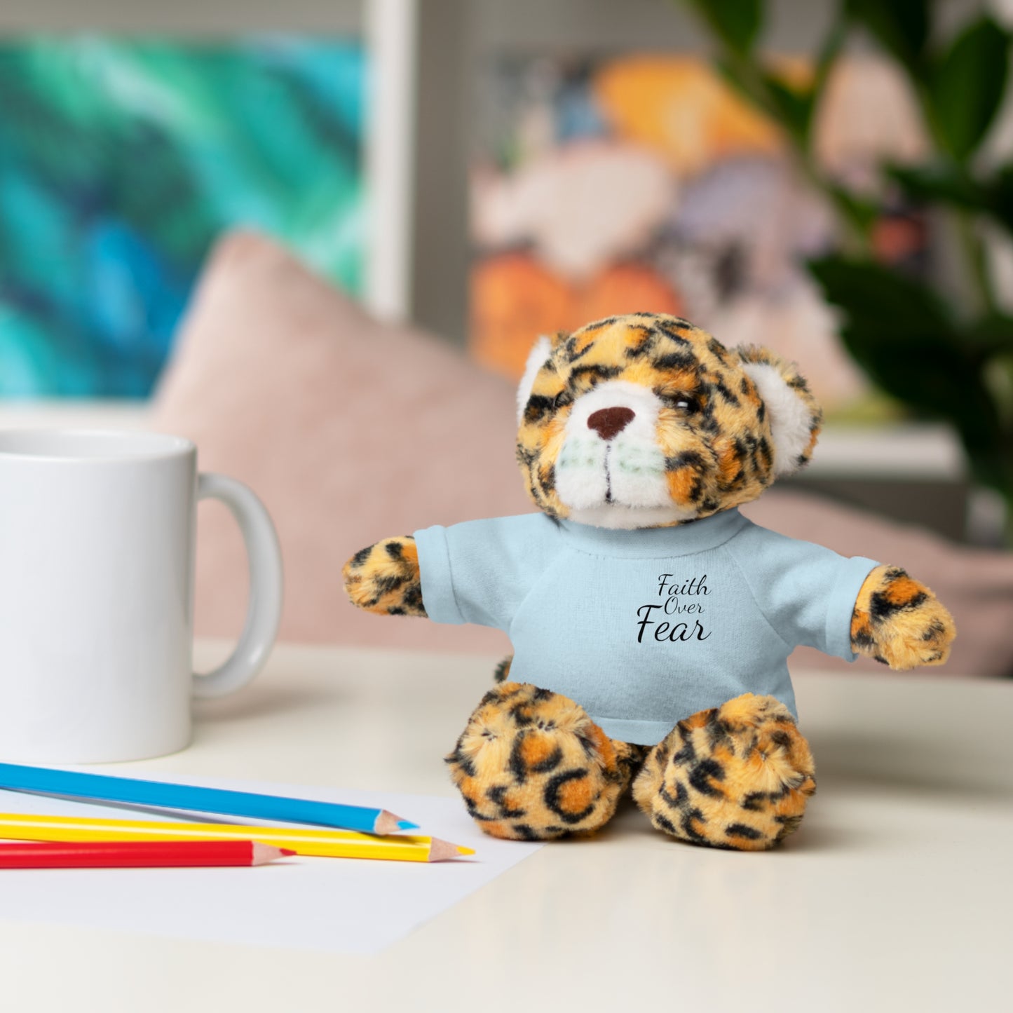 Faith Over Fear Teddy Bear with Tee