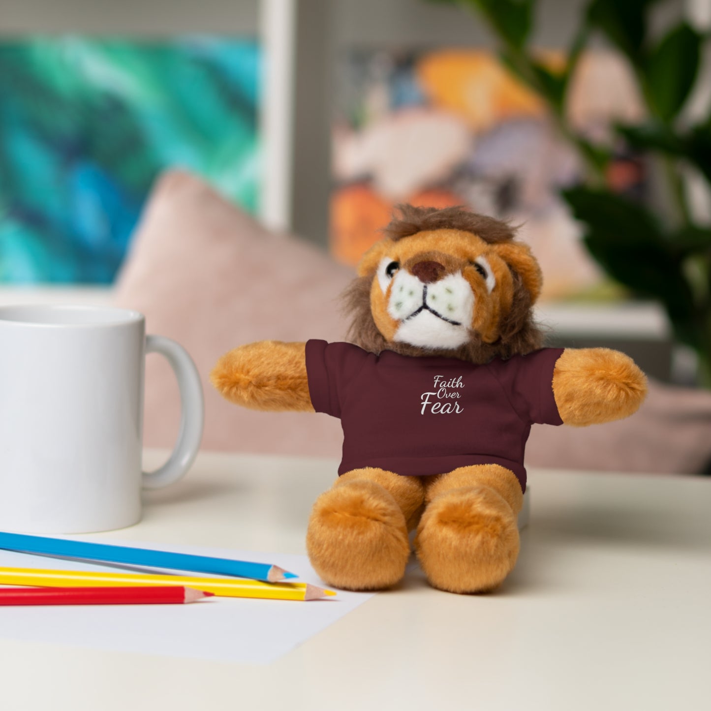 Faith Over Fear Teddy Bear with Tee