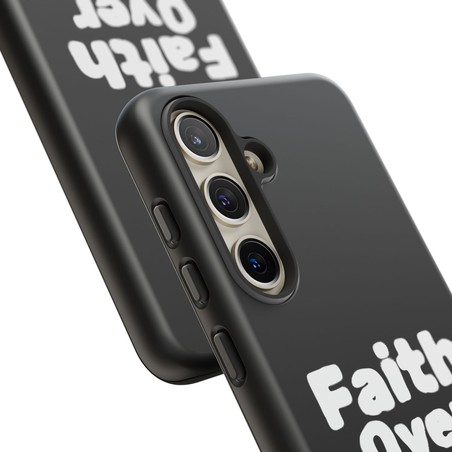 Faith Over Fear Phone Case, Inspirational Case, Motivational Gift, Tough Phone Cover, Unique Cell Protector, Modern Design