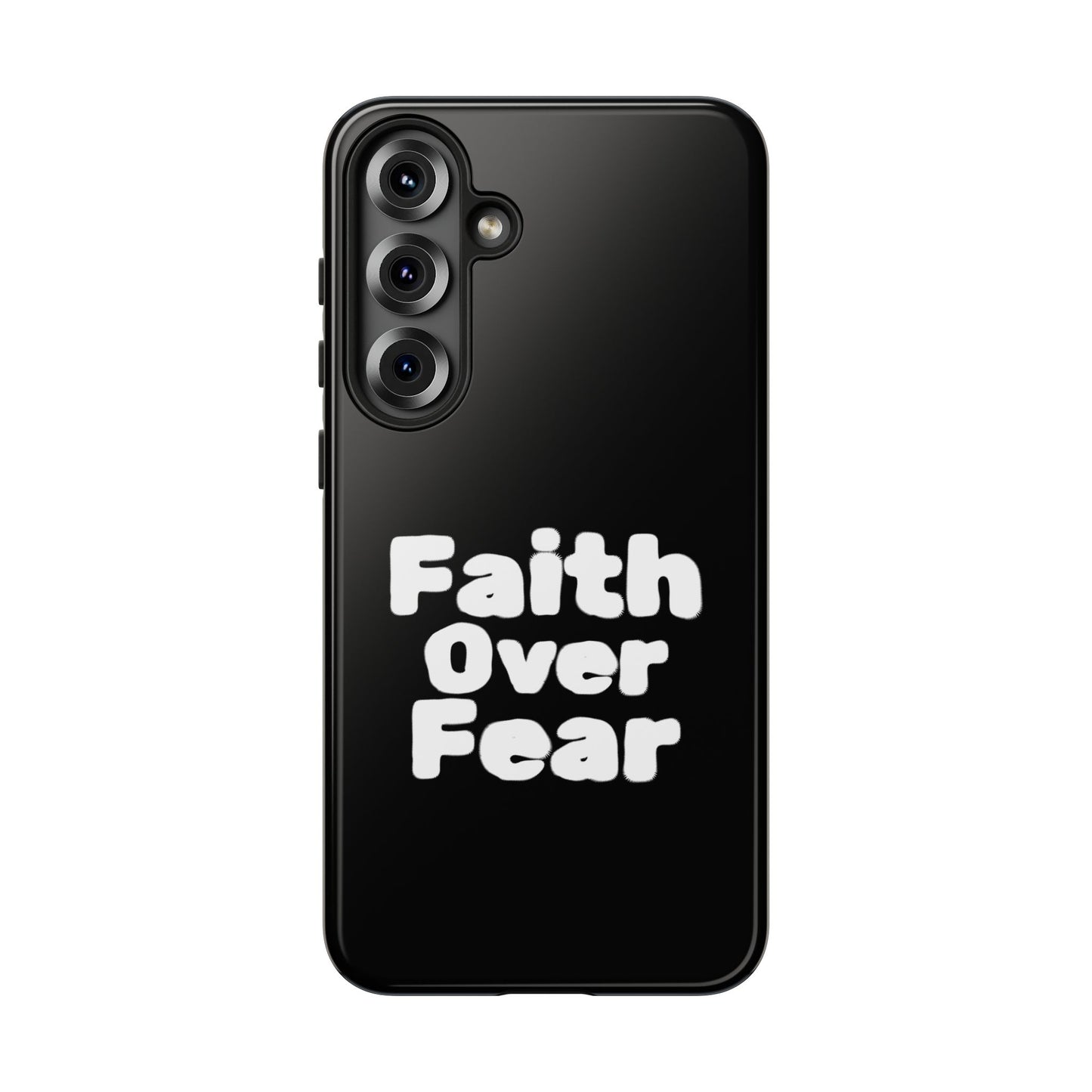 Faith Over Fear Phone Case, Inspirational Case, Motivational Gift, Tough Phone Cover, Unique Cell Protector, Modern Design