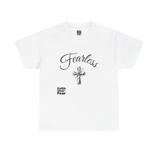 Fearless Faith T-Shirt — "Faith Over Fear" Inspirational Christian Tee