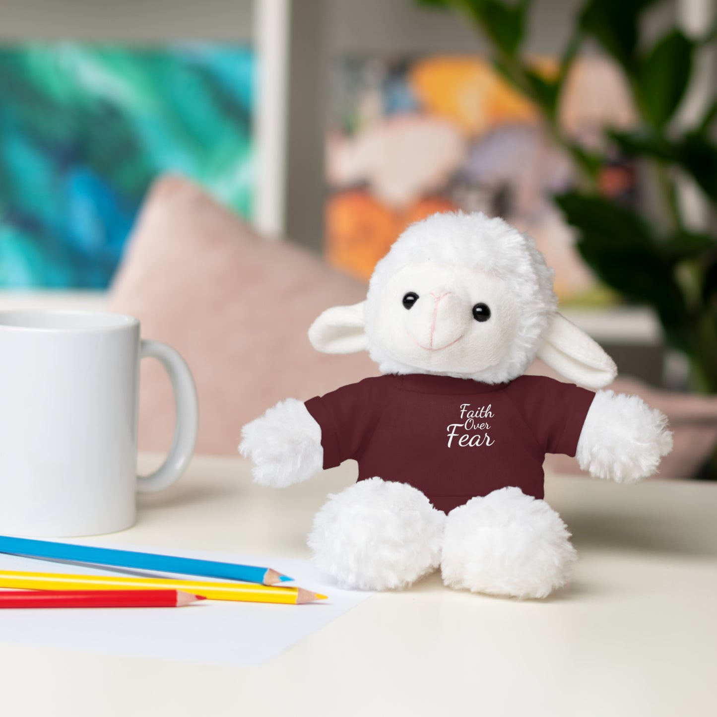 Faith Over Fear Teddy Bear with Tee